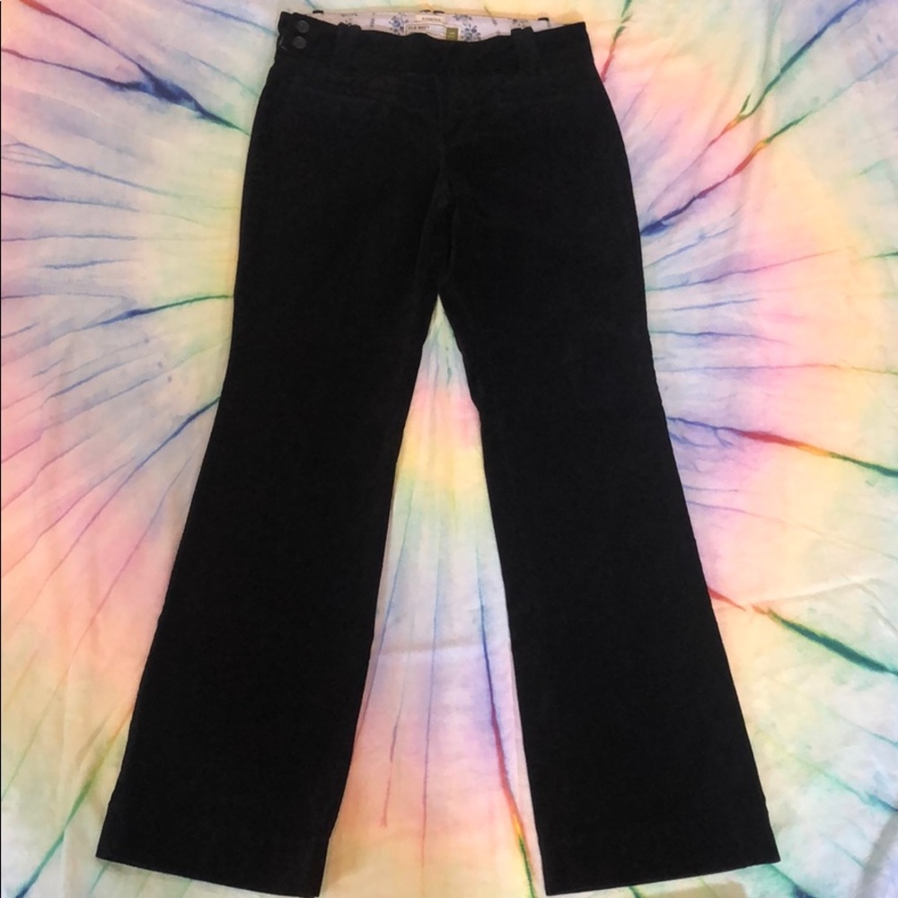 Black Velvet Dress Pants